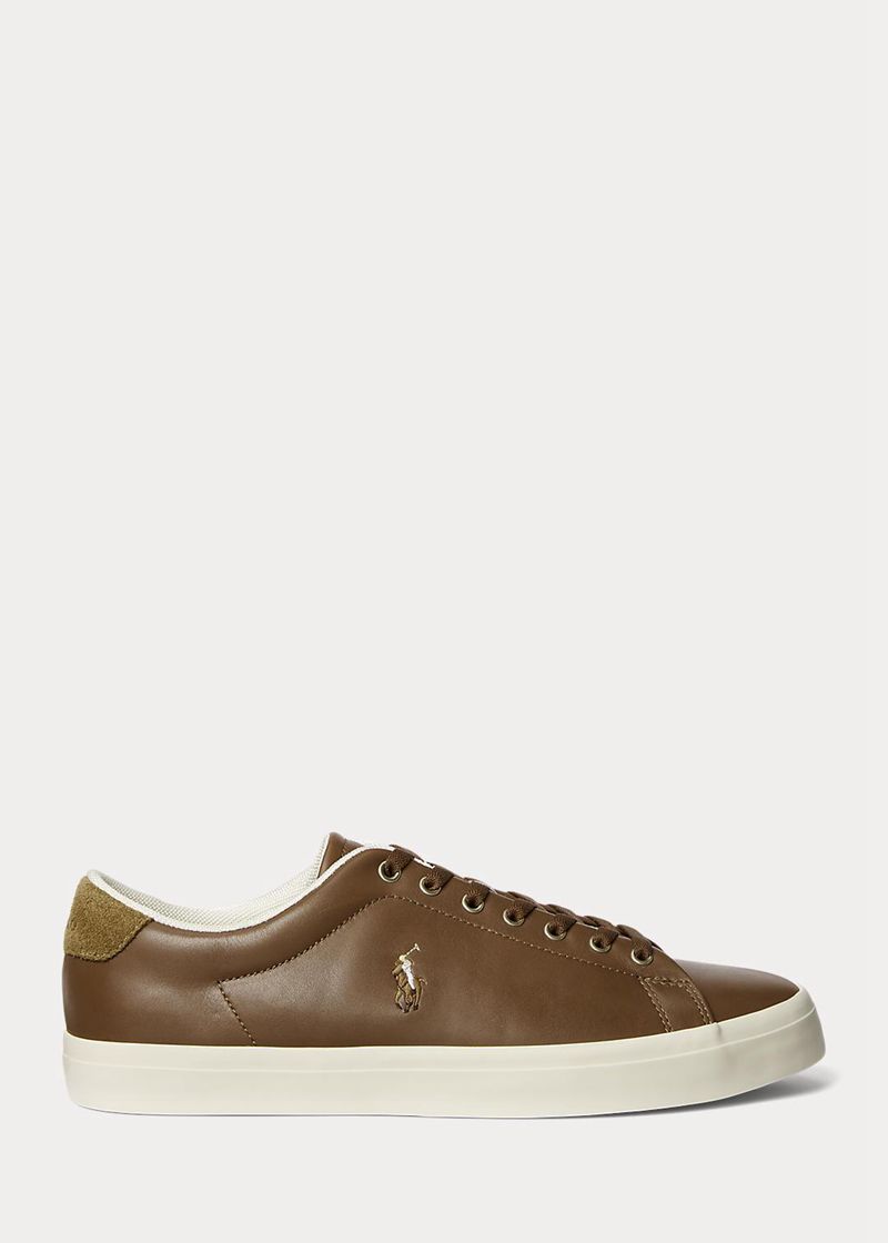 Zapatillas Polo Ralph Lauren Hombre Longwood Leather Chile Marrones IADJG-7468